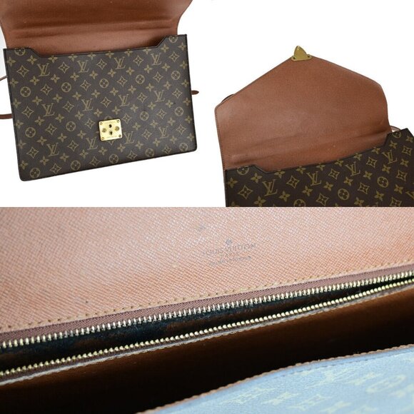 LOUIS VUITTON Porte Documents Bandouliere 2Way Hand Bag Monogram - Picture 11 of 15